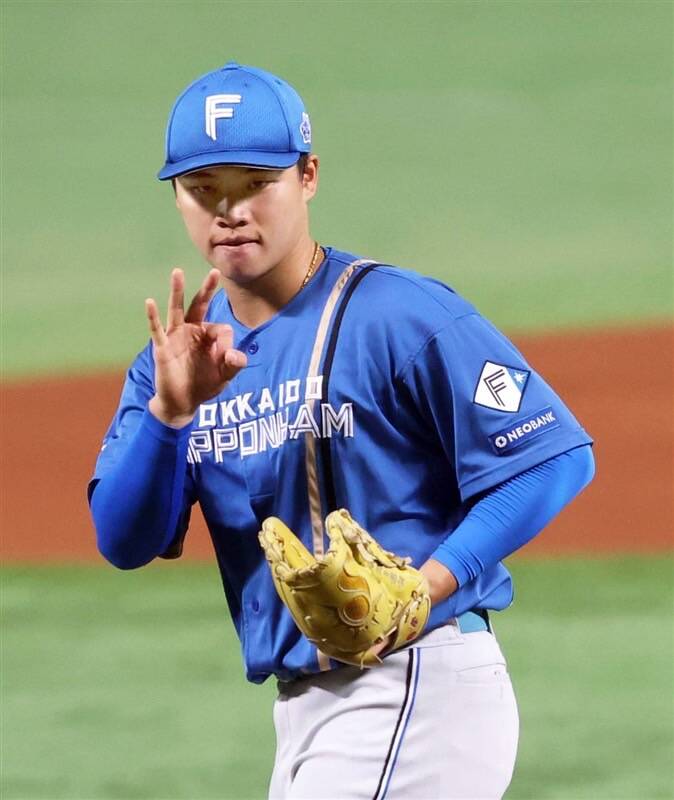 孫易磊初先發吞敗。（西日本新聞社提供）