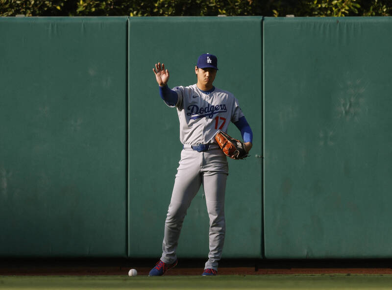 道奇日本巨星大谷翔平。（法新社）