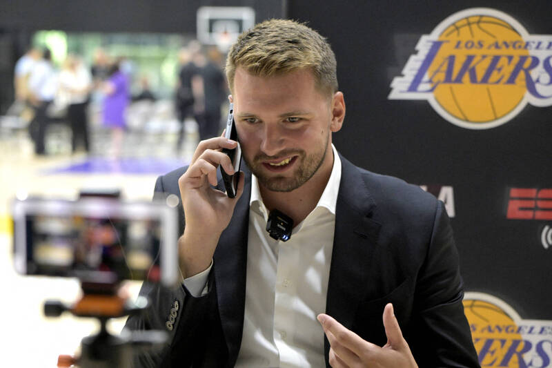 東契奇。（資料照，路透）