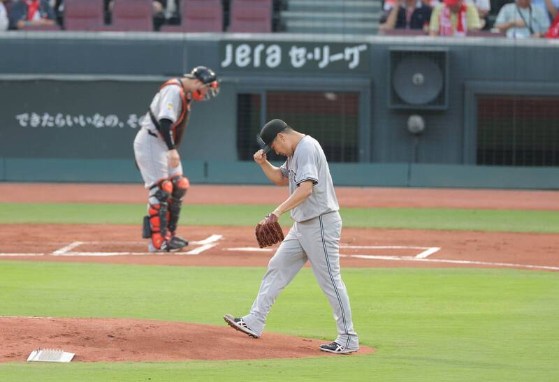 田中將大。（圖片取自巨人X）