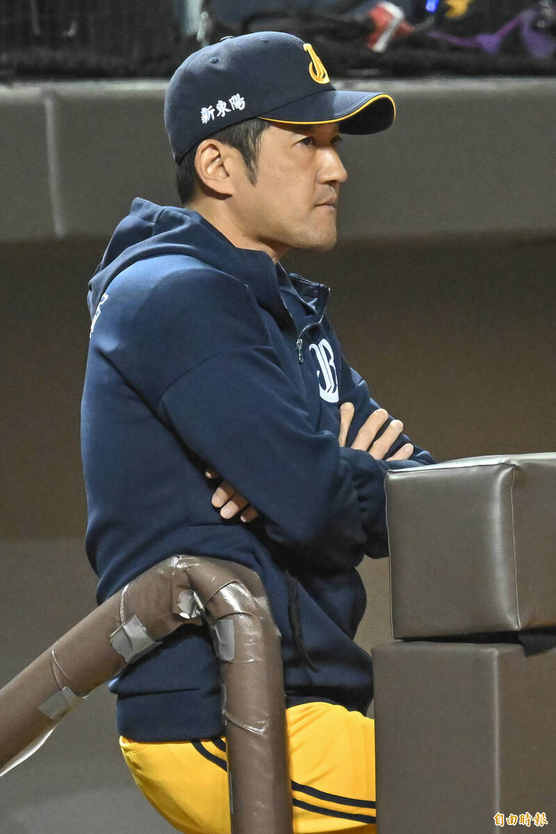 中信兄弟總教練平野惠一。（記者陳志曲攝）