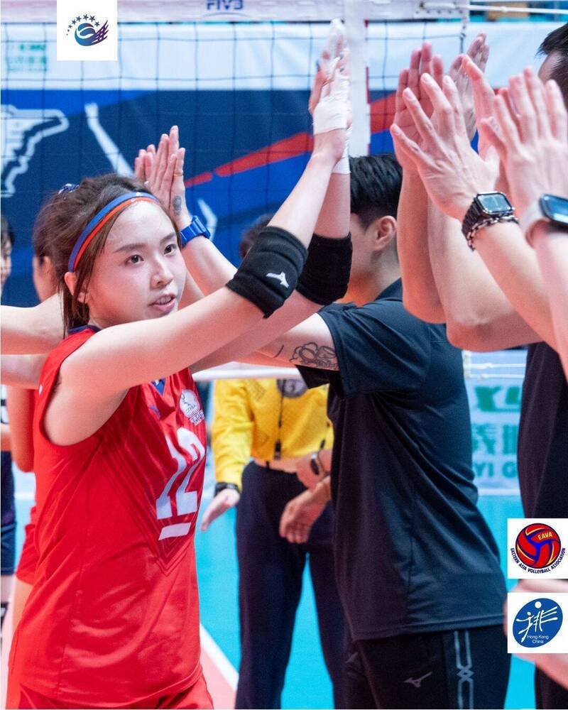 台灣不敵中國收下亞軍。（取自中國香港排球總會臉書）