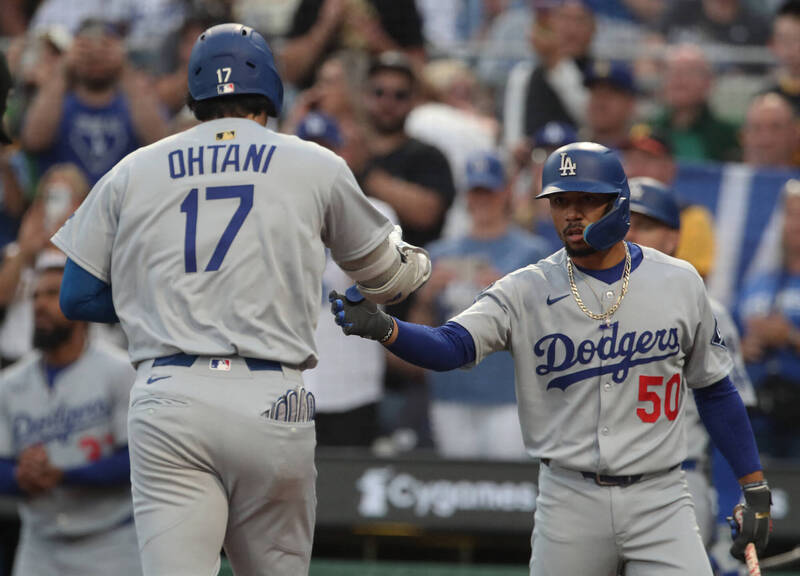 大谷翔平敲出第46轟。（路透）