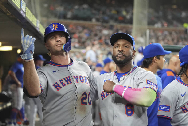 大都會強打阿隆索開轟。（美聯社）