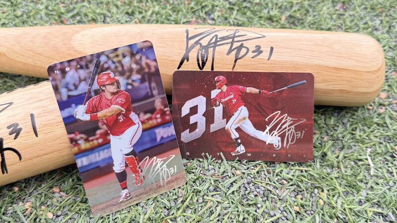 林智勝引退系列賽傳奇榮耀周邊限量登場。（味全龍提供）