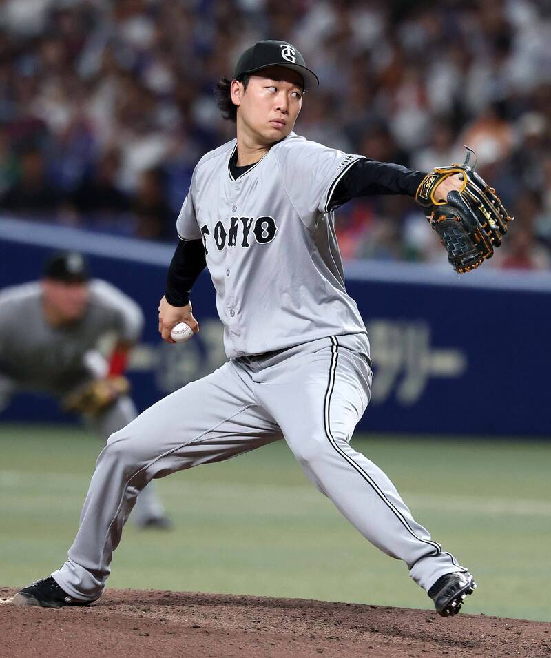 山崎伊織。（圖片取自巨人官方X）