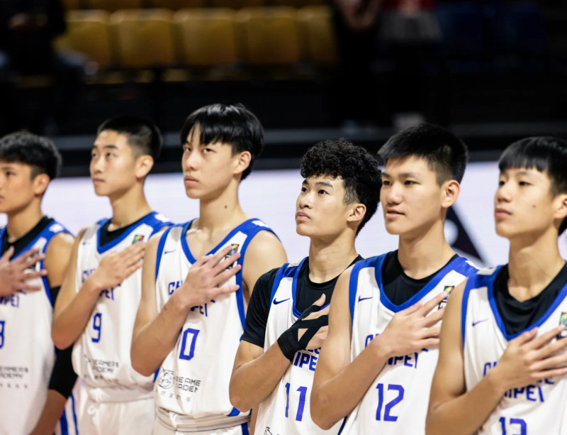 U16台灣男籃。（取自FIBA官網）
