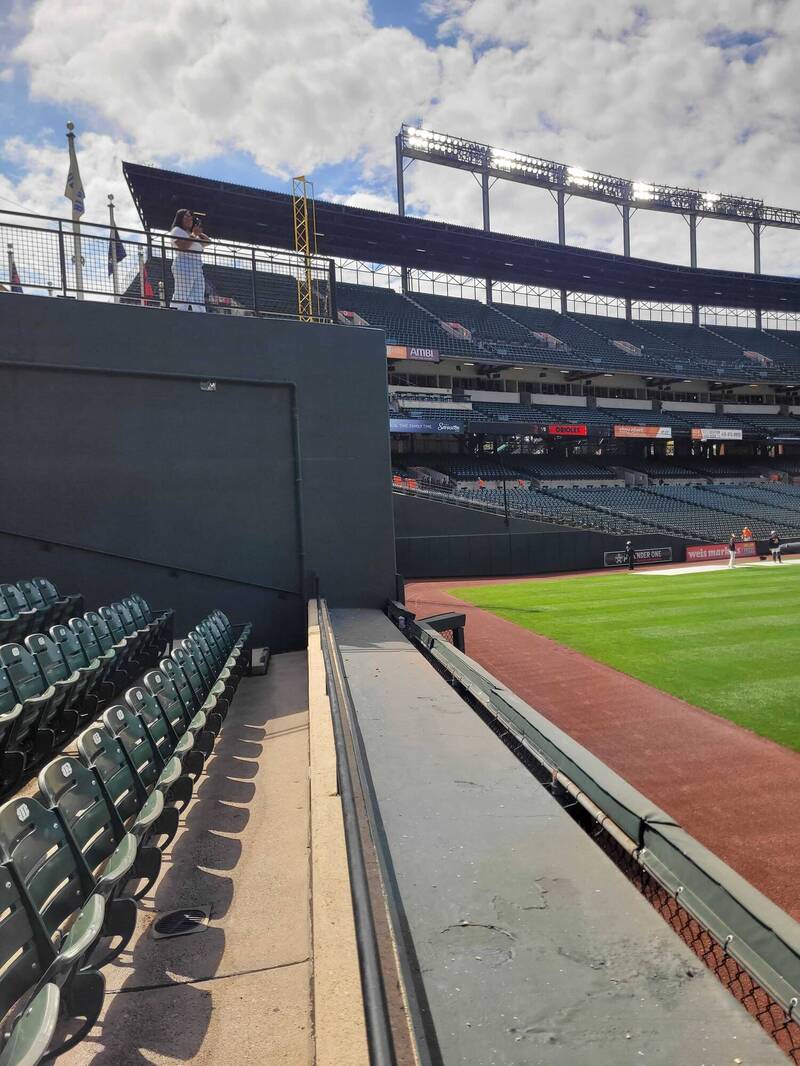 哈勒戴昨日的全壘打，正好擊中右外野觀眾席前的欄杆。（圖片取自大聯盟官網）