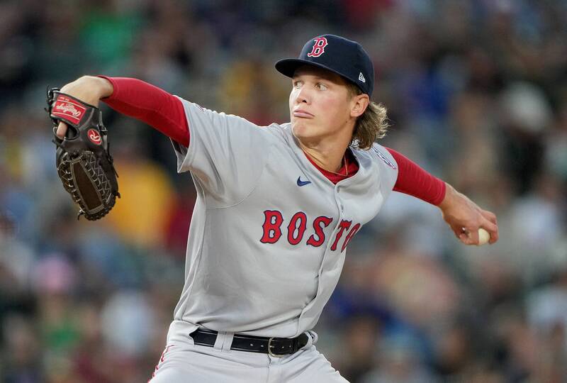 紅襪農場第6左投厄利。（法新社）