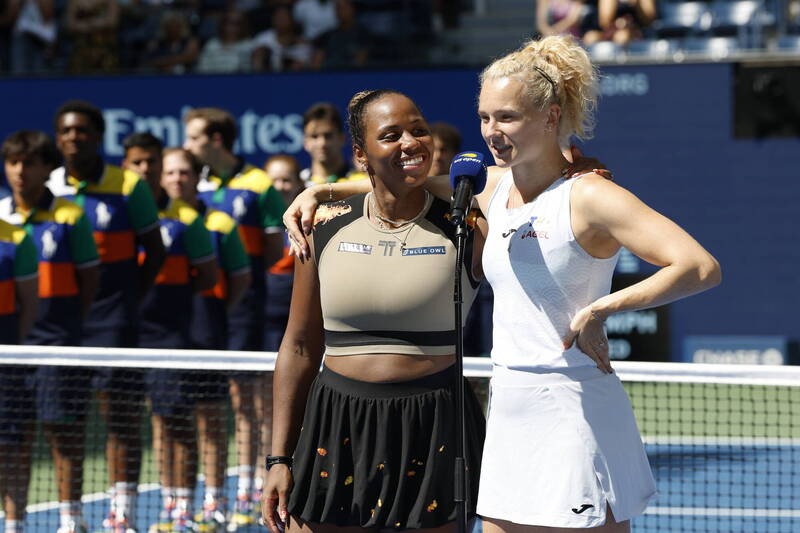 美國女雙球后湯森（左）。（資料照，法新社）