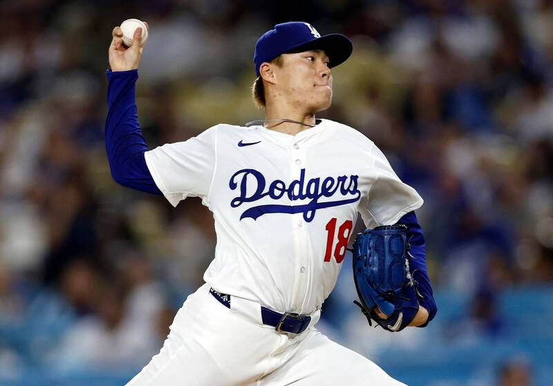 山本由伸。（法新社）