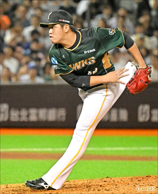 雄鷹出奇兵，狀元郎韋宏亮今生涯初先發迎戰兄弟。
（資料照，記者林正堃攝）