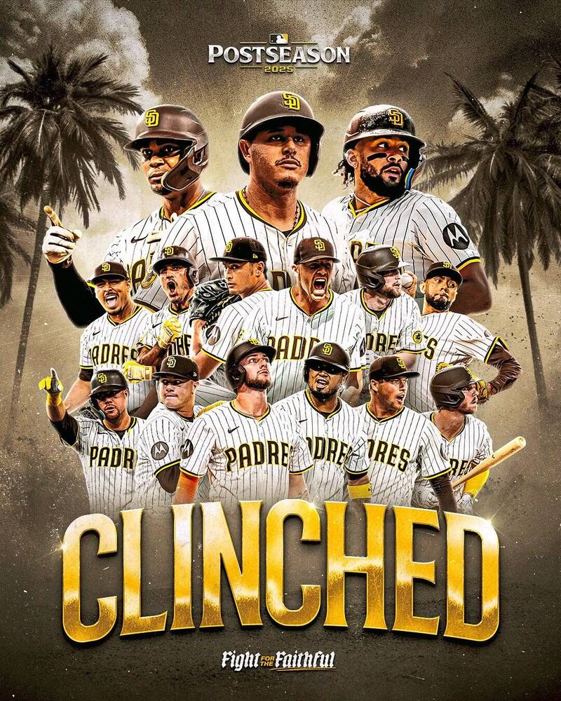MLB》教士再見釀酒人收季後賽門票!國聯西區龍頭之爭持續緊咬道奇 - 自由體育