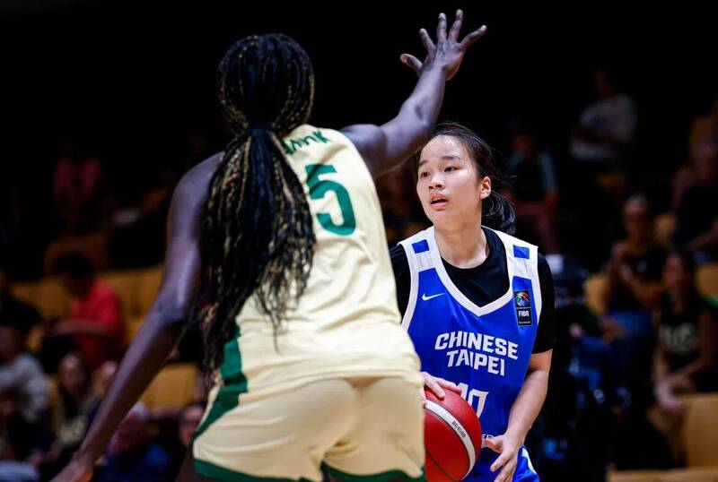 台灣80分差不敵澳洲。（圖片取自FIBA）