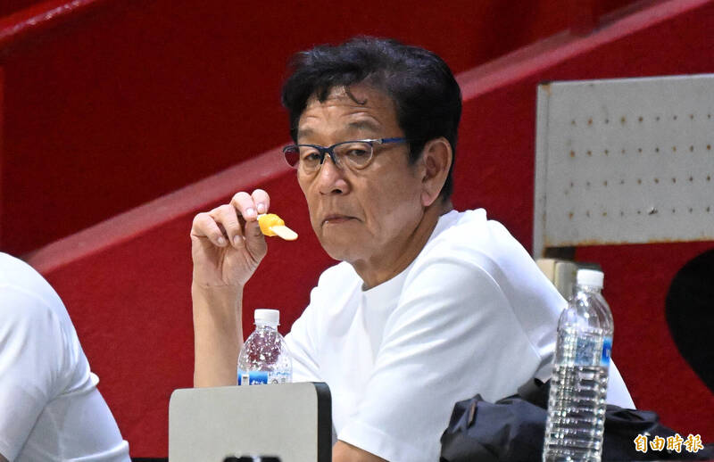 栗山英樹。（記者林正堃攝）