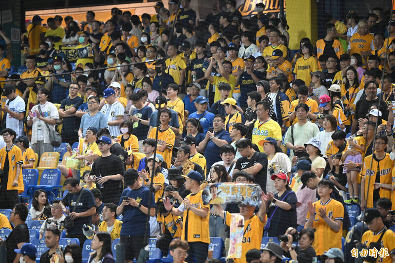 中信兄弟球迷。（資料照，記者廖耀東攝）