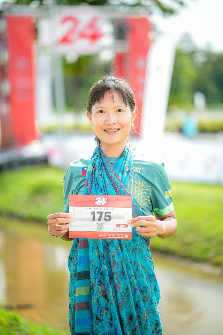 林冠汝泰國清邁24小時超級馬拉松跑206公里摘金（林冠汝提供）