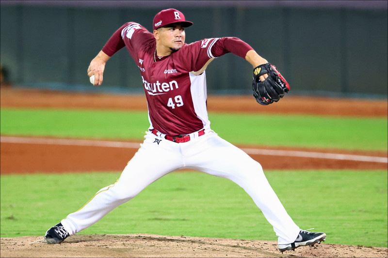 猿先發投手威能帝。（樂天桃猿提供）