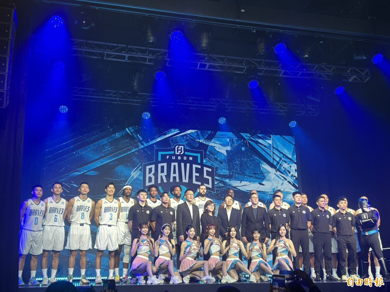 富邦勇士今天舉行開季記者會（記者吳孟儒攝）
