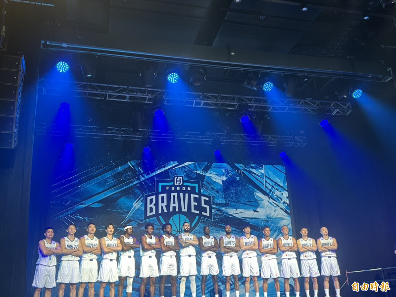 富邦勇士今天舉行開季記者會（記者吳孟儒攝）