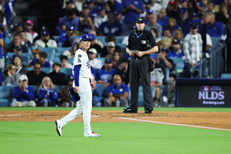 山本由伸4局失3分吞敗。（路透）