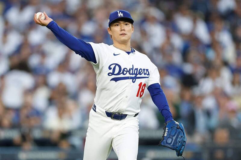 山本由伸。（資料照，法新社）