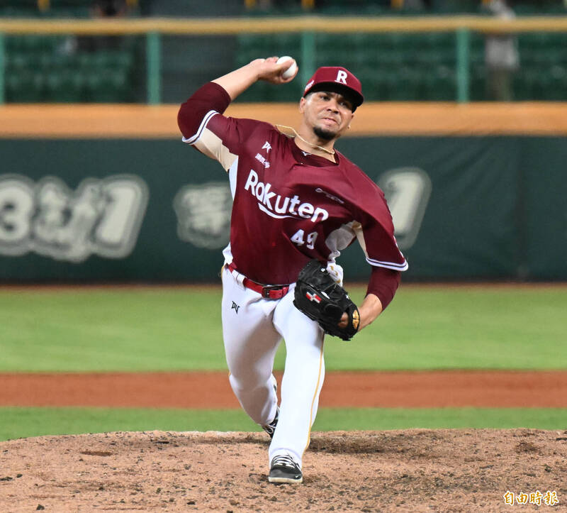 威能帝關門成功。（記者李惠洲攝）