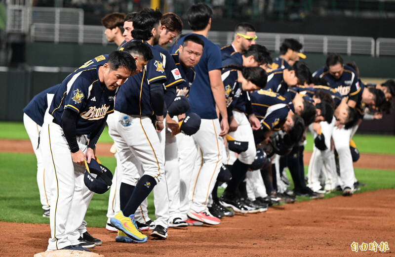 中信兄弟陷入淘汰邊緣。（記者林正堃攝）