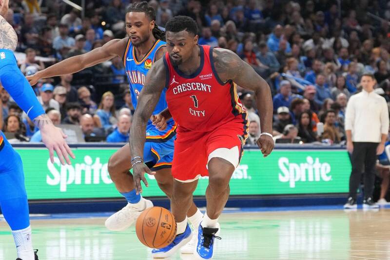 威廉森今拿下20分，但未能助鵜鶘拿下本季首勝。（美聯社）