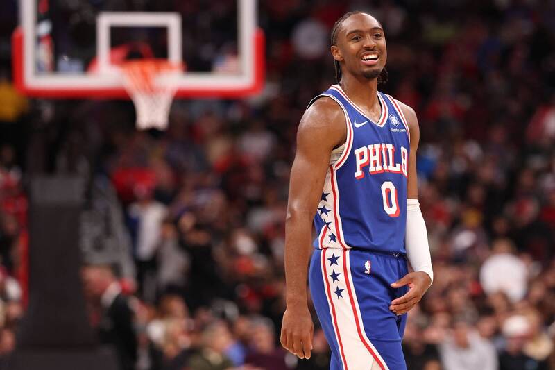 馬克西拿下39分但只能無奈吞敗。（法新社）