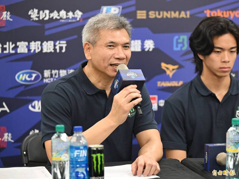 洋基工程總教練李逸驊。（記者陳逸寬攝）