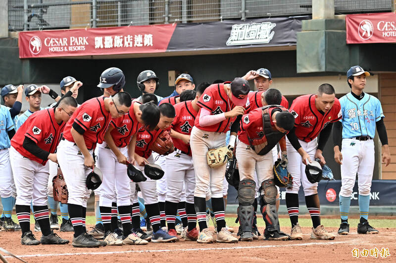 金門農工落敗。（記者陳志曲攝）