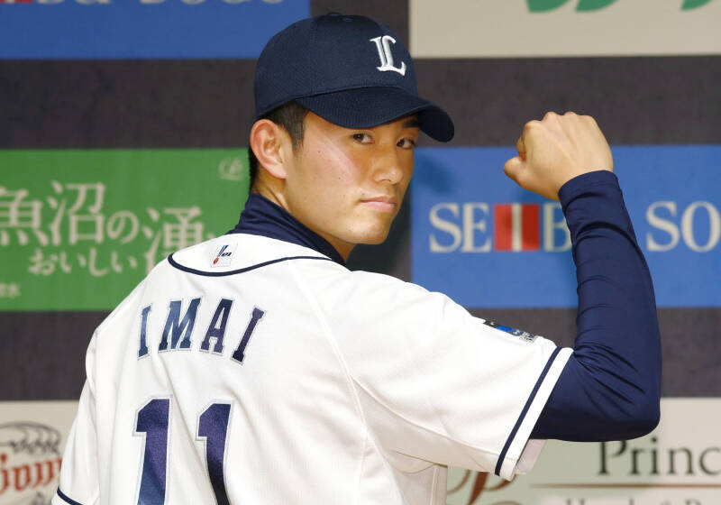 大聯盟球隊高層看好巨人可以簽下今井達也。（資料照，美聯社）