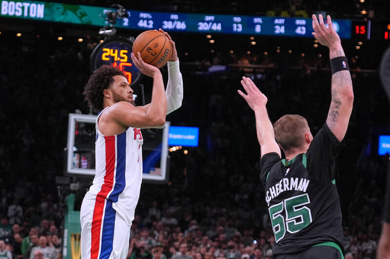 坎寧安砍下全場最高的42分。（美聯社）