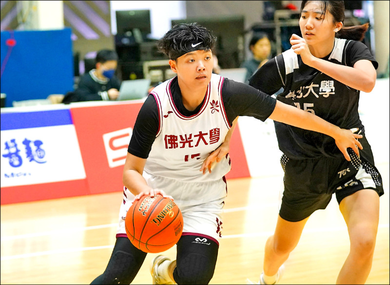 佛光大學陳丁綺即使是近期才傷愈歸隊，但上場表現亮眼。（大專體總提供）
