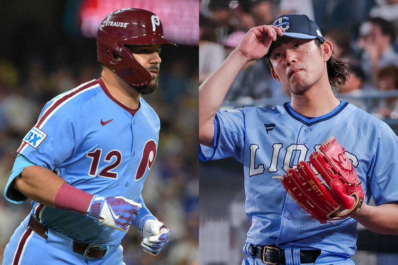 史瓦伯、今井達也。（資料照）