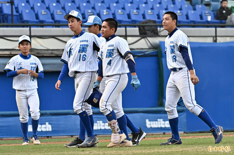 大溪高中吞敗。（記者陳志曲攝）