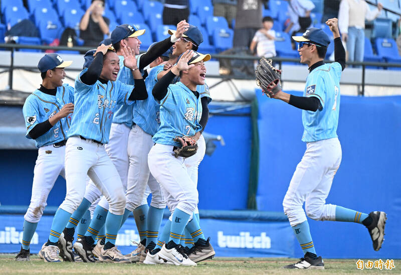 羅東高工逆轉勝。（記者林正堃攝）