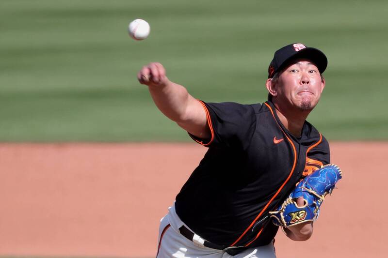 山口俊。（資料照，法新社）