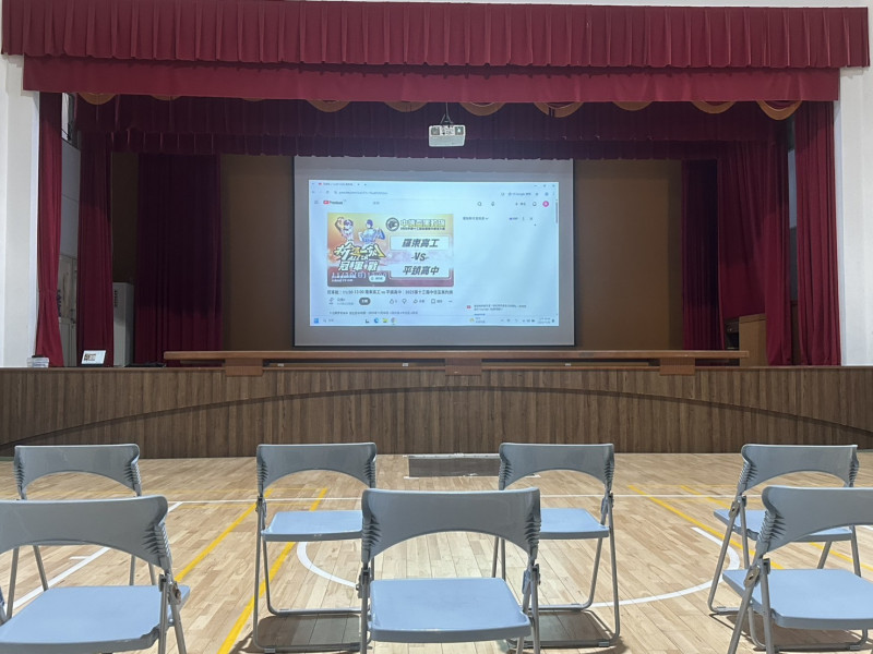 羅工體育館今天下午1點現場直播羅工對上平鎮高中的冠軍戰。（圖由羅工提供）