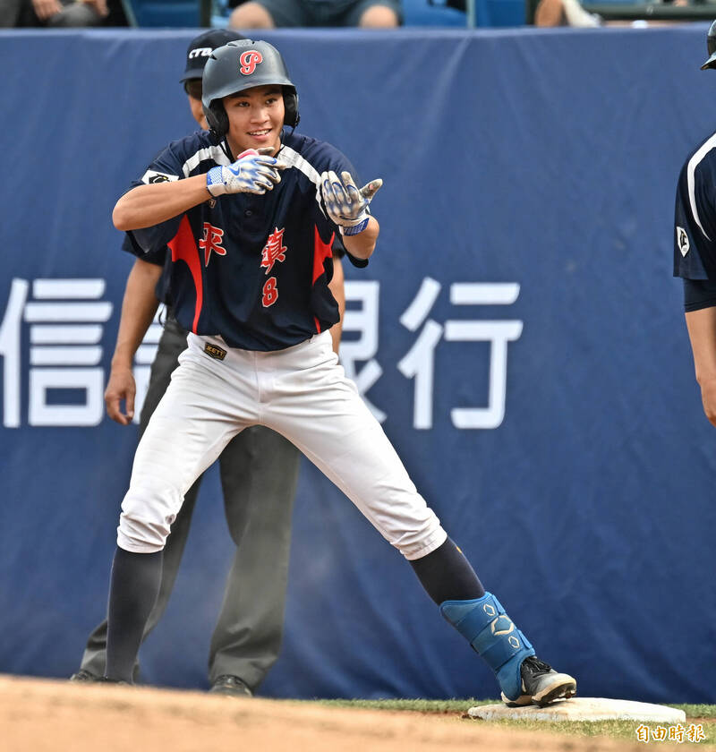 平鎮高中高宥軒。（記者陳志曲攝）