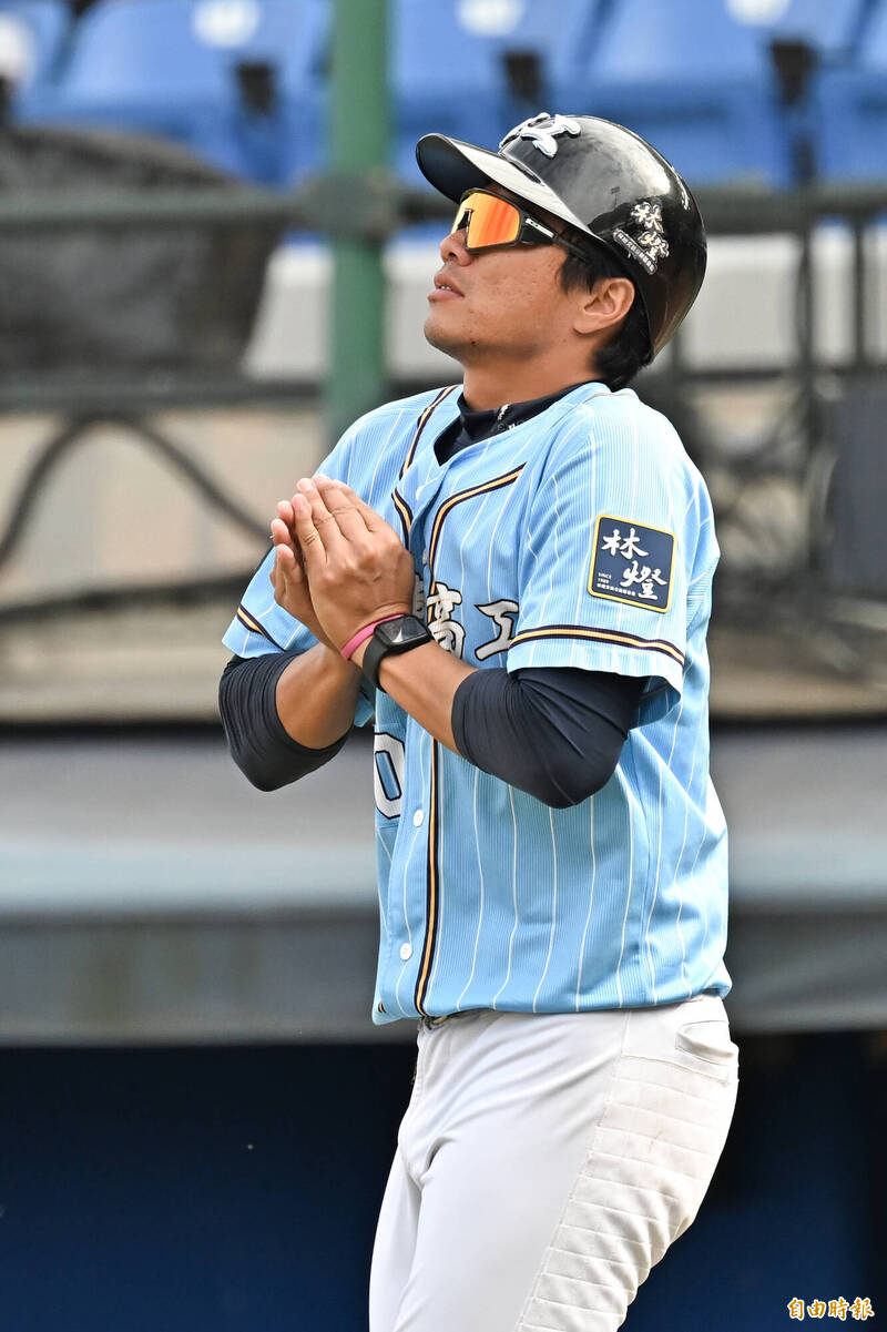 羅東高工總教練何昱德。（記者陳志曲攝）