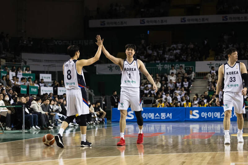 南韓擊敗中國收下2連勝。（取自FIBA官網）