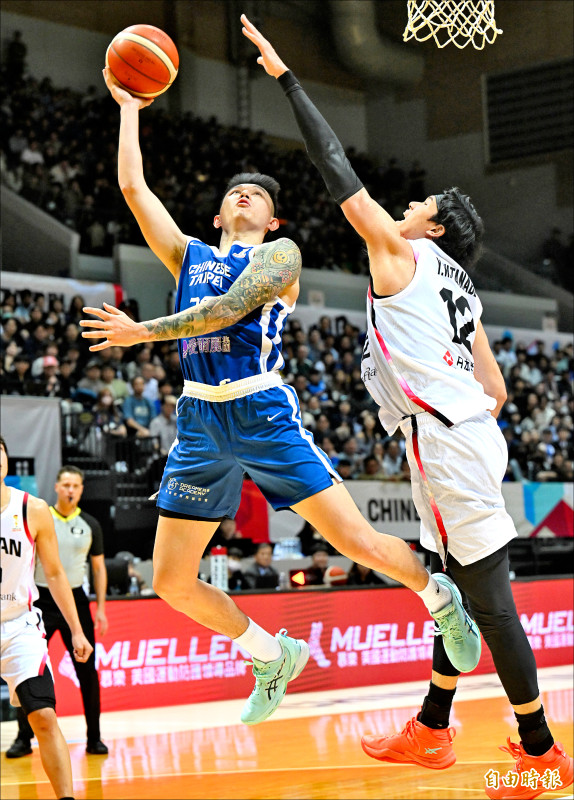 盧峻翔砍下全隊最高19分，失誤次數也大幅減少。（記者林正堃攝）