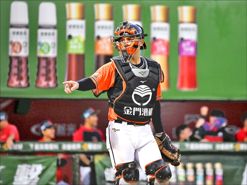 林岱安季後行使自由球員權利，有機會成為繼鄭達鴻之後，史上第2位經由FA制度轉隊的捕手。（資料照）