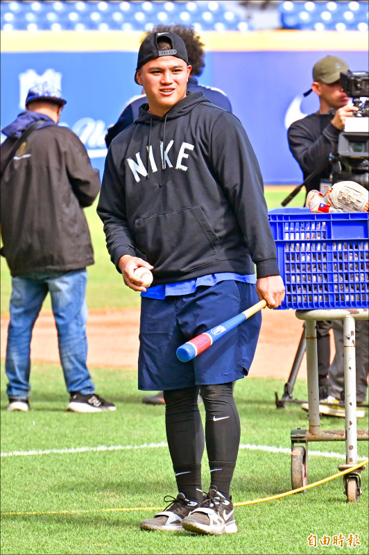 李灝宇被譽為台灣近年最有力量的旅美打者。
（記者陳志曲攝）