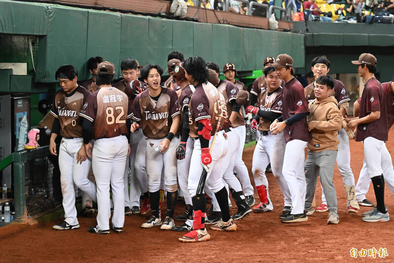 台灣山林無緣晉級冬盟冠軍戰。（記者李惠洲攝）