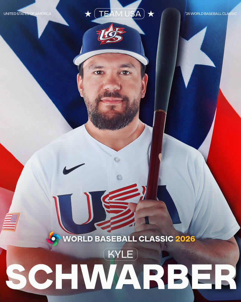 史瓦伯宣布參戰經典賽美國隊。（圖片取自大聯盟官方X）