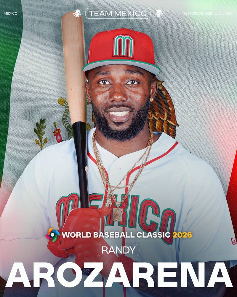 阿羅薩雷納宣布參戰經典賽墨西哥隊。（圖片取自大聯盟官方X）