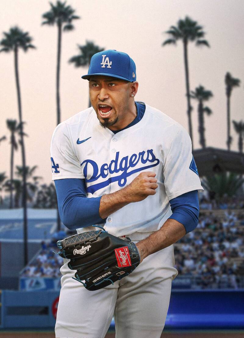 狄亞茲加盟道奇。（取自大聯盟官方X）